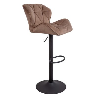 Footrest Modern Minimalist Black Wood Metal Bar Stools Customization