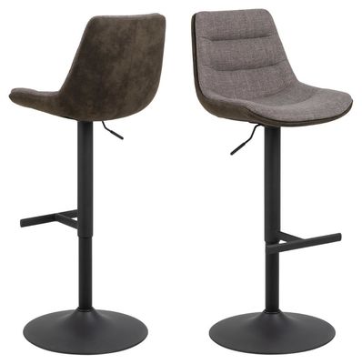 Contemporary European Chic Bar Stool Chair with Footrest